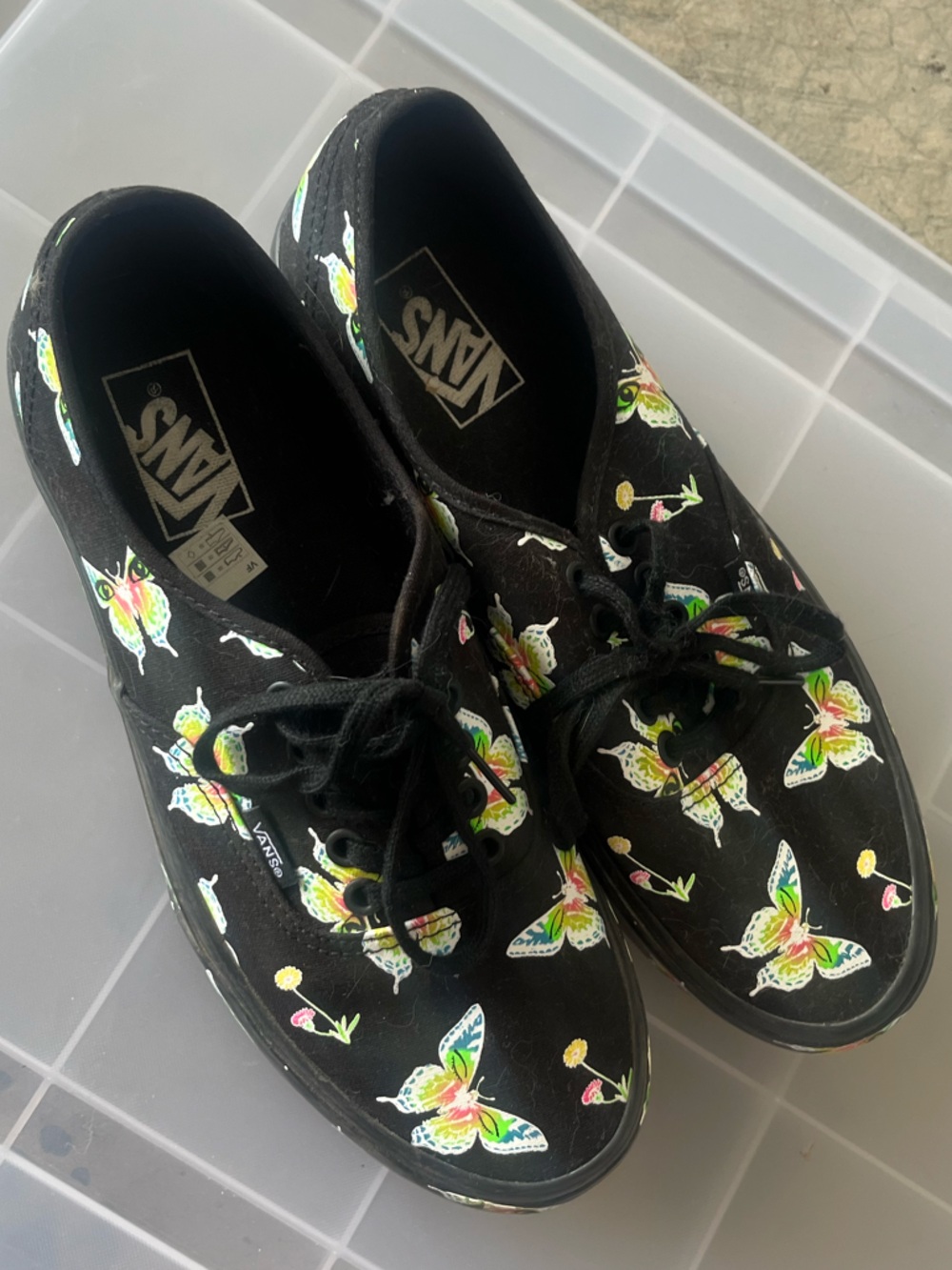 Vans Platform Glow in the Dark Butterflies